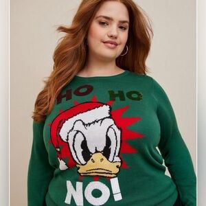 Disney Mickey & Friends Donald Duck Cozy Fleece Tunic Sweatshirt